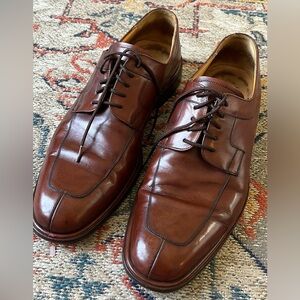 Mezlan Rich Brown Leather Oxfords